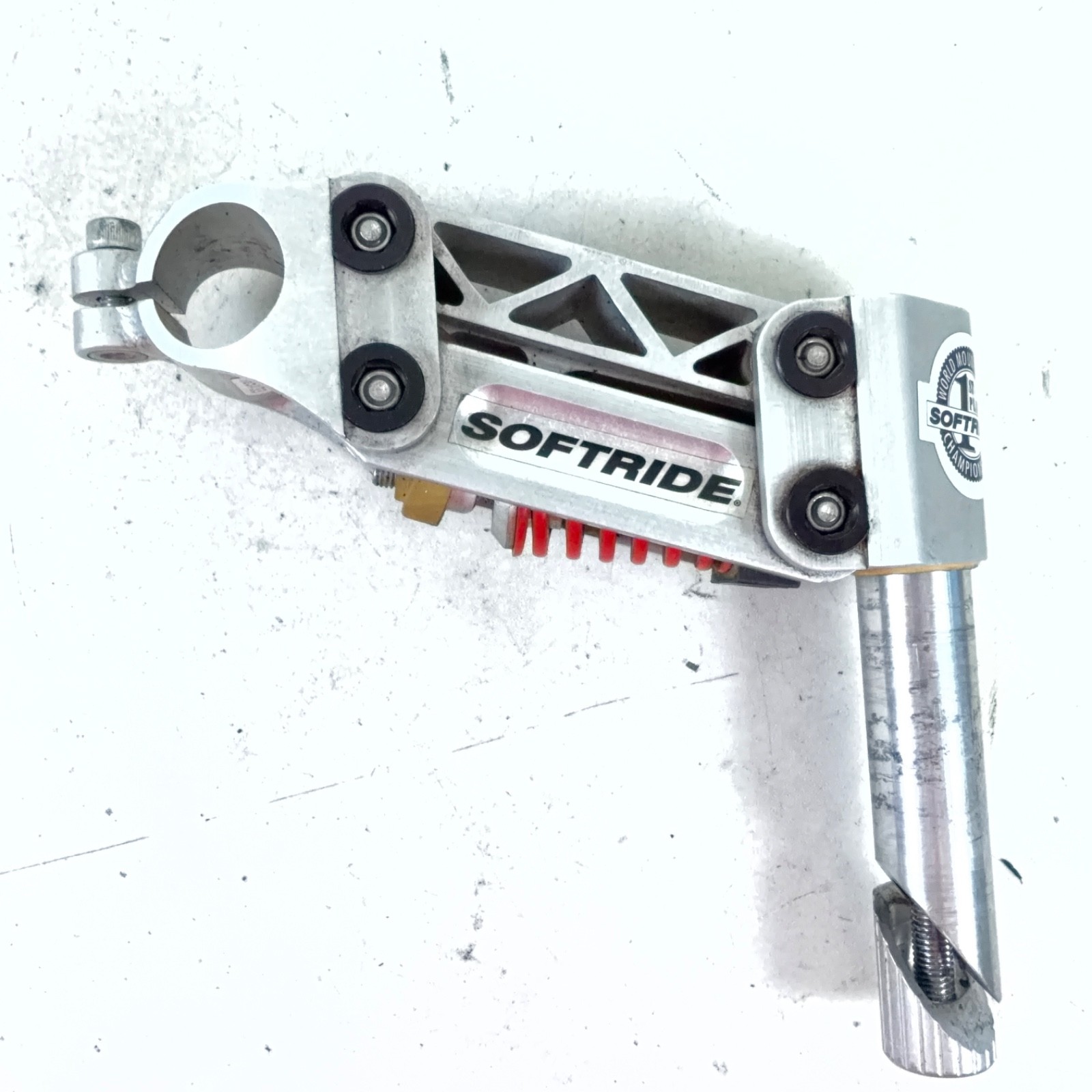 Vintage Softride Suspension 135mm Reach Stem 1″ Threaded Ø25.4mm Clamp Spring