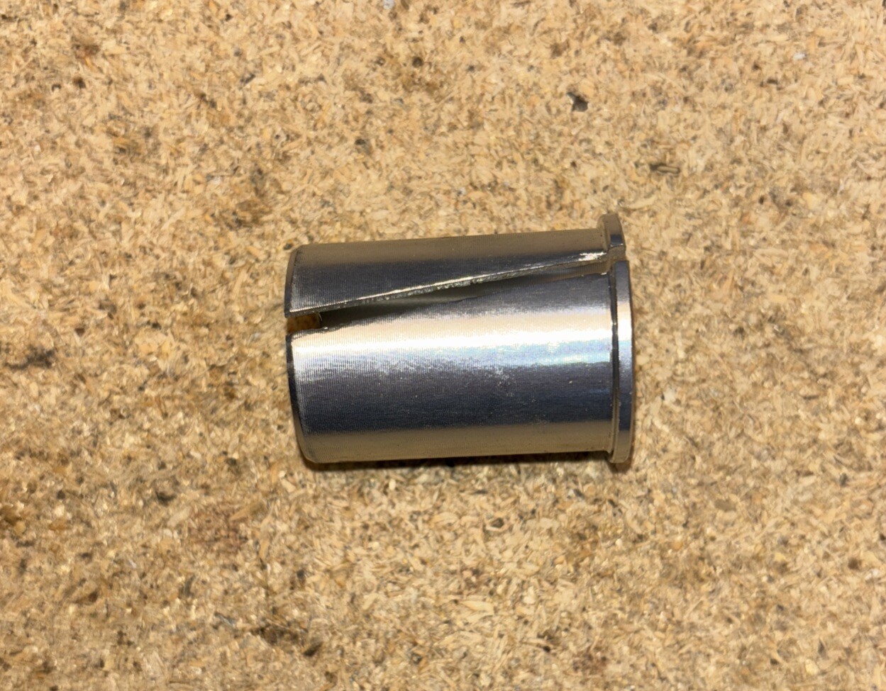 Bike Seatpost Reducing Sleeve Seat Post Tube Adapter 25.4 to 28.6 40mm Long