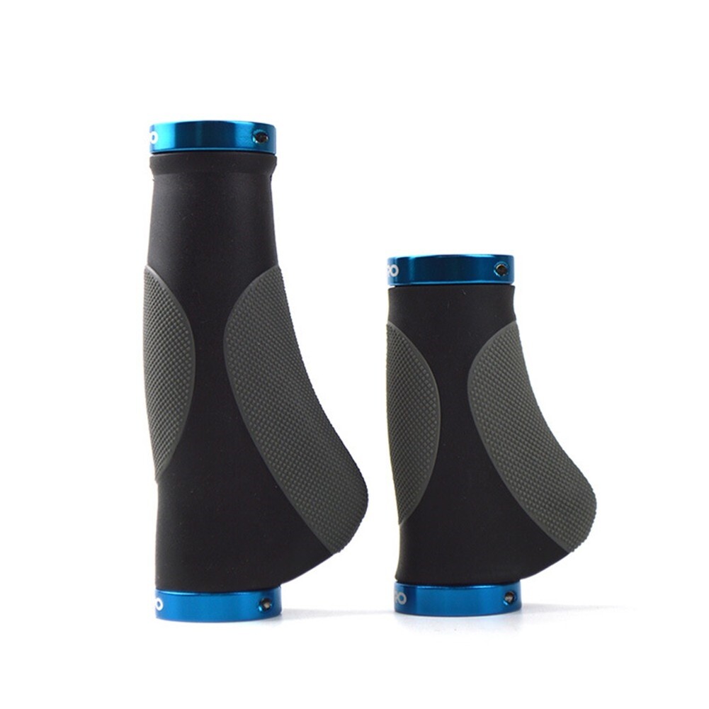 Ergonomic Bicycle Handlebar Grips Rubber & Alu Lock On Grip for Twist Shifter