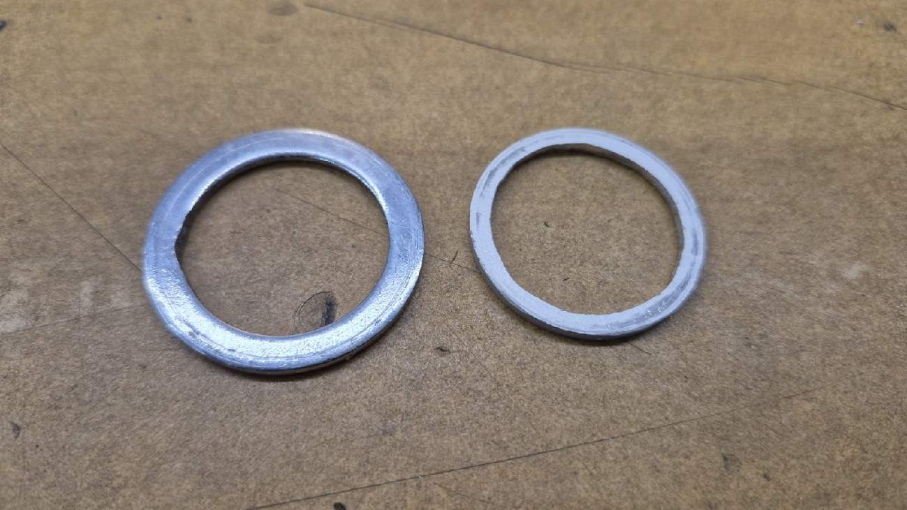 Vintage Campagnolo Record Headset, steel, chrome plated, 1” x 24tpi threaded