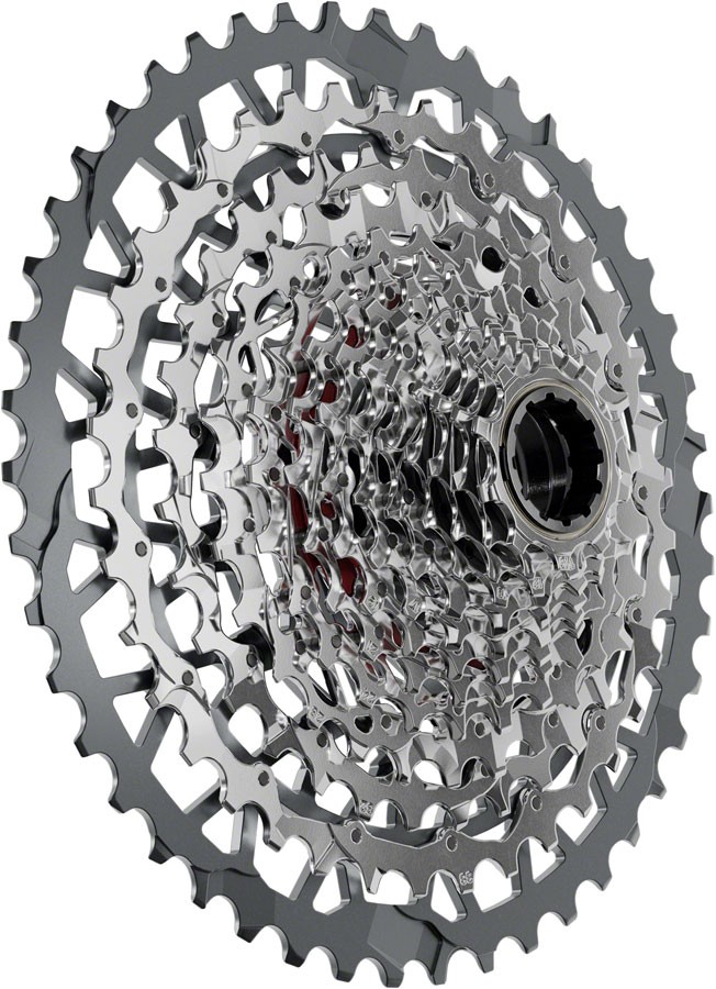 SRAM Rival XPLR XG-1351 Cassette – 13-Speed, 10-46t, For XDR Driver, Silver, E1