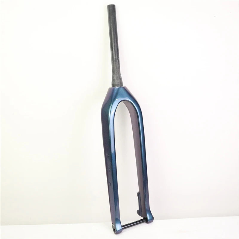 Carbon Fiber Gravel Bike Front Fork 700C Tapered Tube 12*100mm Thru Axle