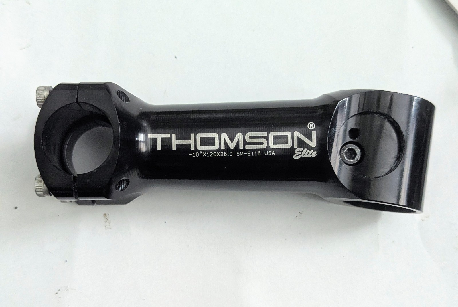Thomson Elite Road Bike Stem SM-E116 | -10 Degree X 26.0 X 120mm