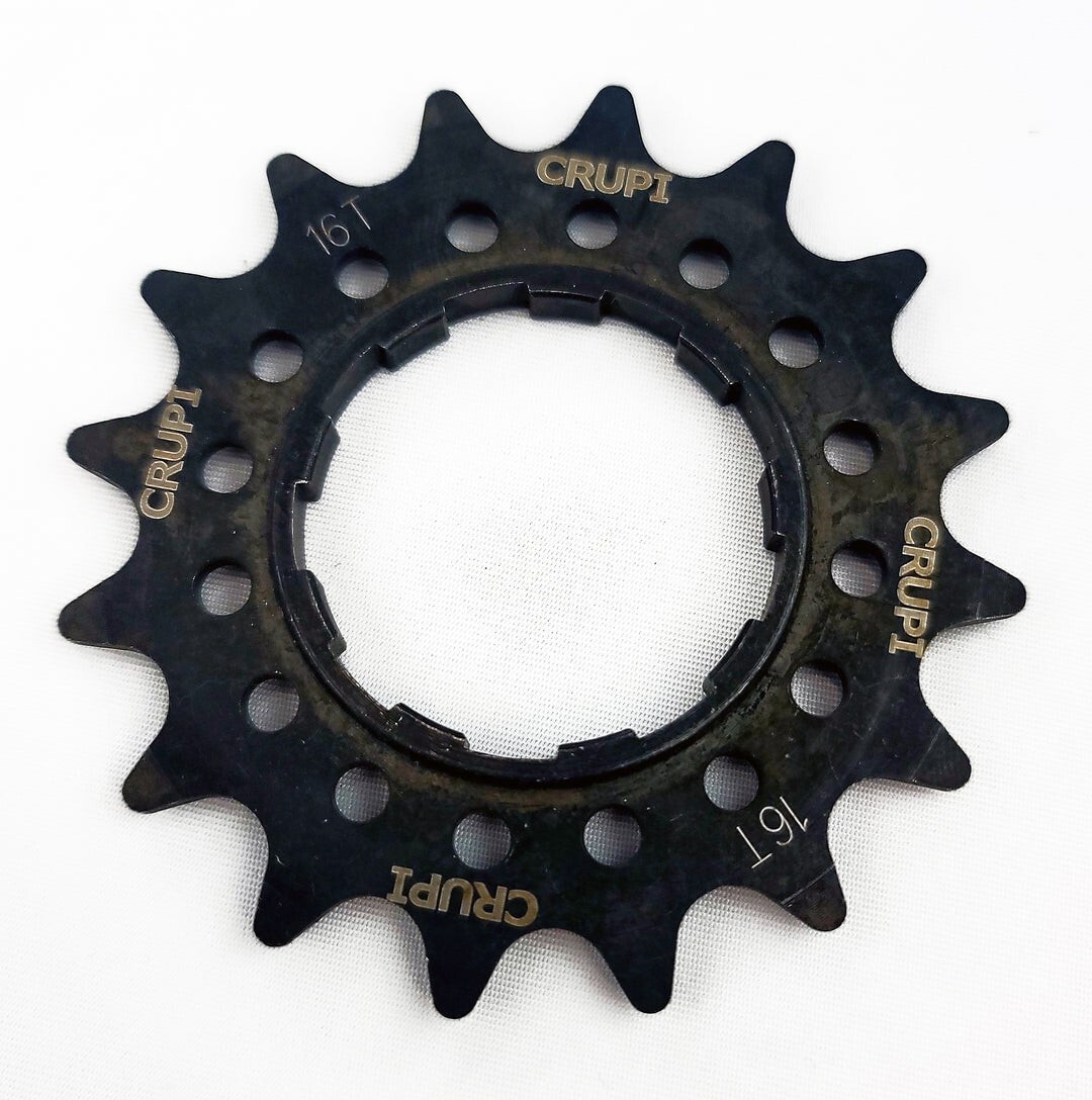 CRUPI BMX CHROMOLY COG 3/32″ 16T (BLACK)
