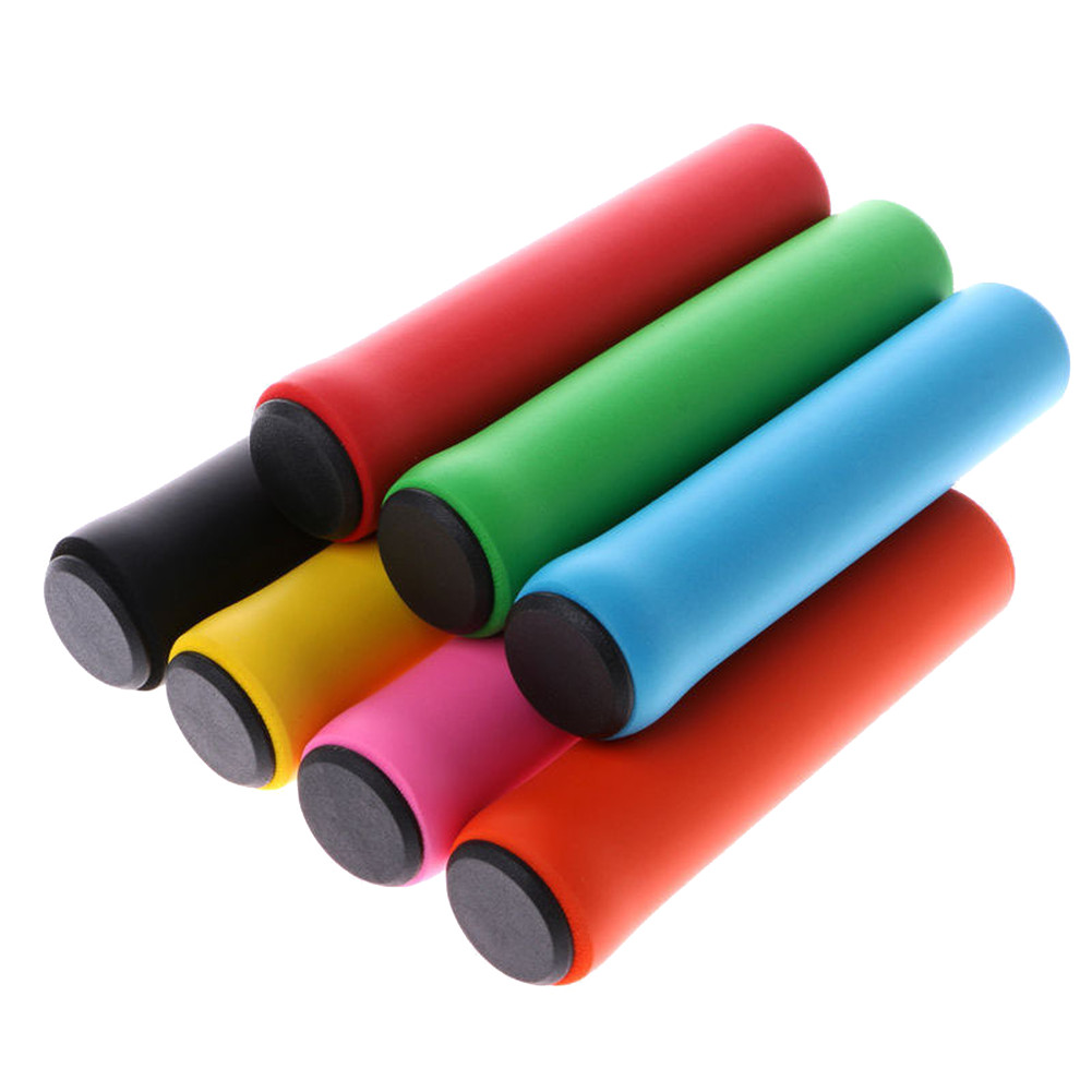 Silicone Bicycle Grips 12.5 x 3 cm Non Slip Texture for Confident Handling