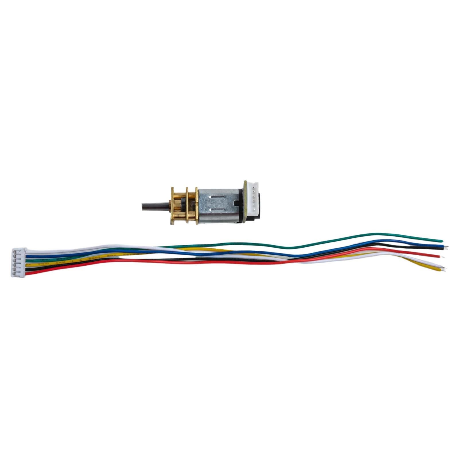 Sleek Design DC 6V Gear Motor with Encoder for Compatible with Small