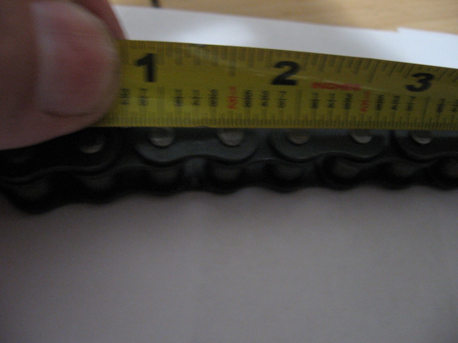 (5 each) Roller Chain 12.7 mm pins C to C and 89 pins – length 45 in or 1143 mm