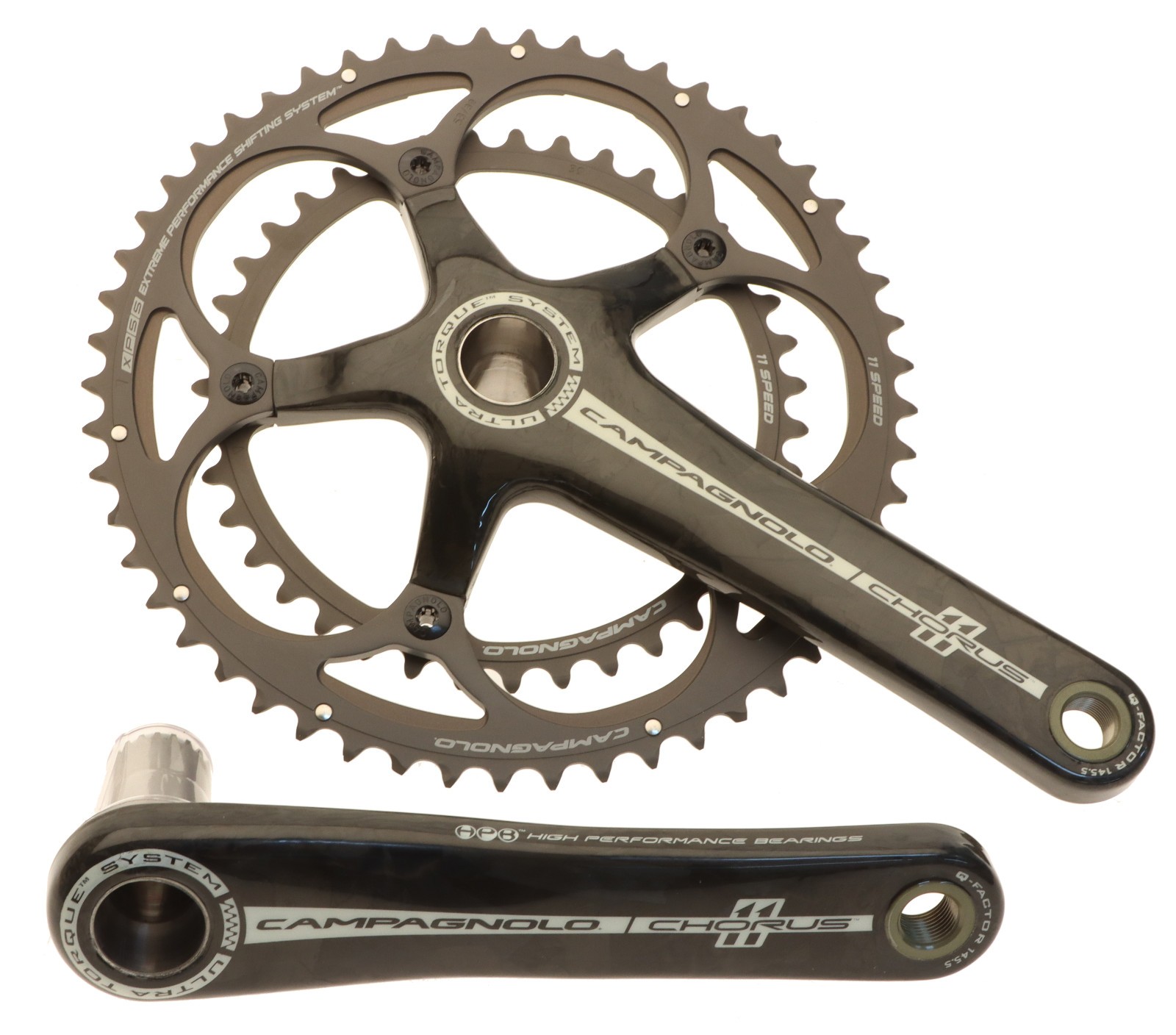 Campagnolo Chorus Carbon Crankset 53/39T 11 Speed 170mm 2011 NEW NOS