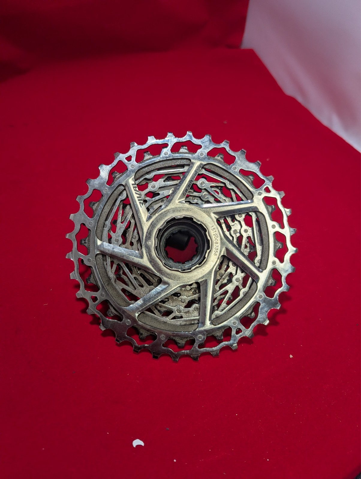 SRAM Rival AXS XG-1250 Cassette – 12-Speed, 10-36t, Silver, For XDR Driver