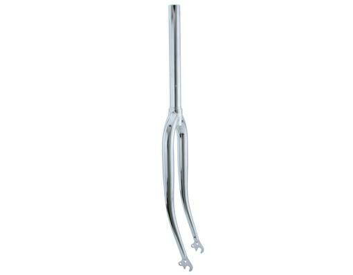 NEW! 26 M.T.B STEEL FORK 1-1/8 INCH THREADLESS CHROME.