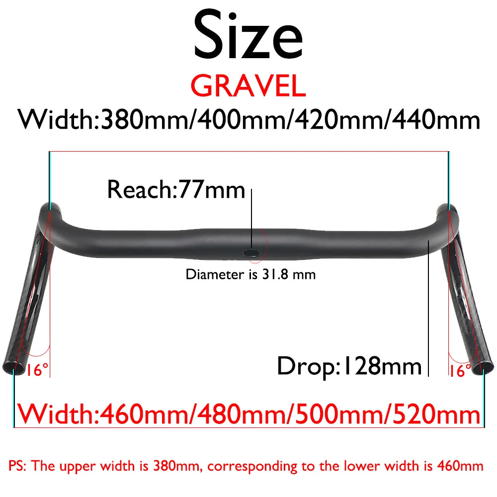Carbon Gravel Road Bike Drop Bar Internal Di2 Cable Routing 31.8mm Clamp
