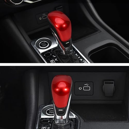 Car Gear Shift Knob Cover Compatible with Nissan Sentra Altima 2020 2021 Red