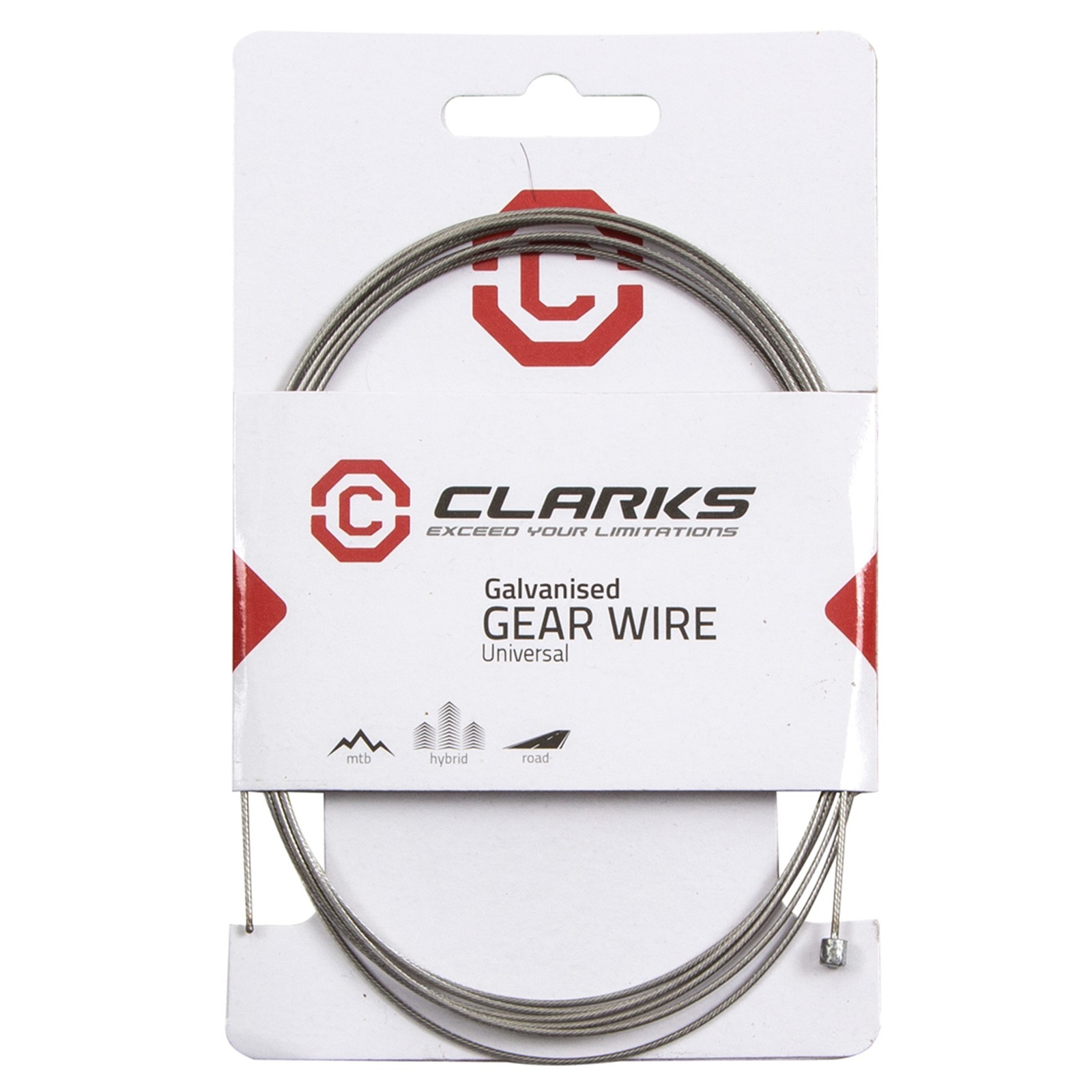 Clarks Universal Galvanised Inner Gear Wire Tube Nipple W1.1 X L2275Mm Fits All