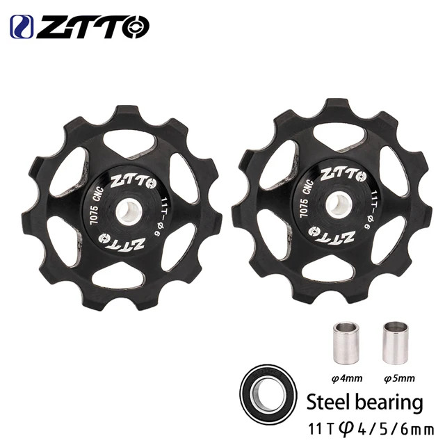 11T 13T Bicycle Derailleur Pulley Steel Bearing Jockey Wheel MTB Road