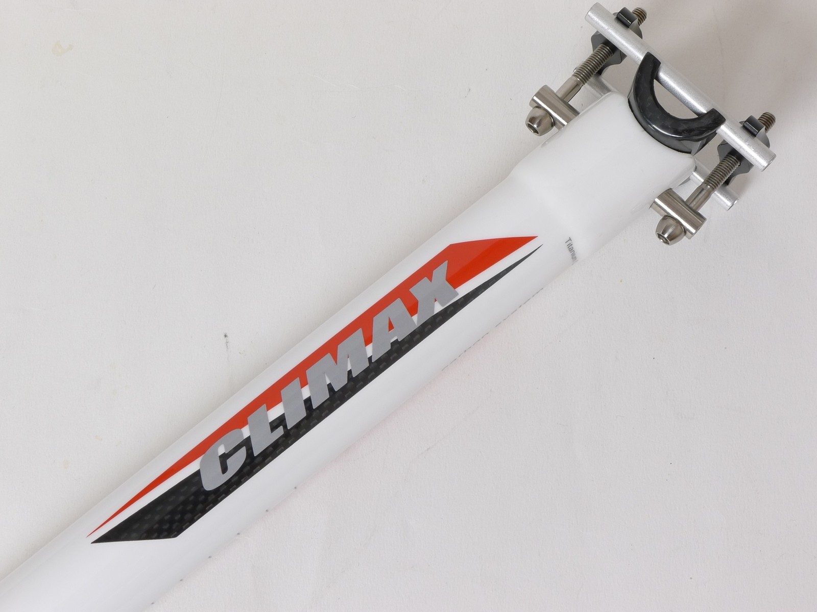 mr-ride 140g,31.6x350mm Climax SP02C 3K gloss carbon Seatpost Road MTB White