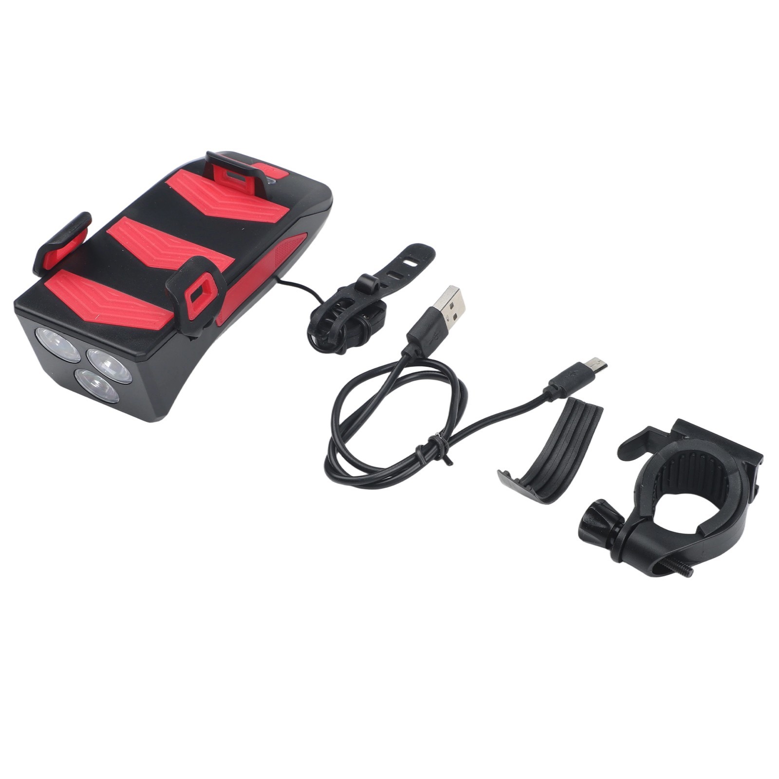 Bicycle Light 130dB Sound Alerts Compatible With 4-6.3 Inch Phones For Cycling
