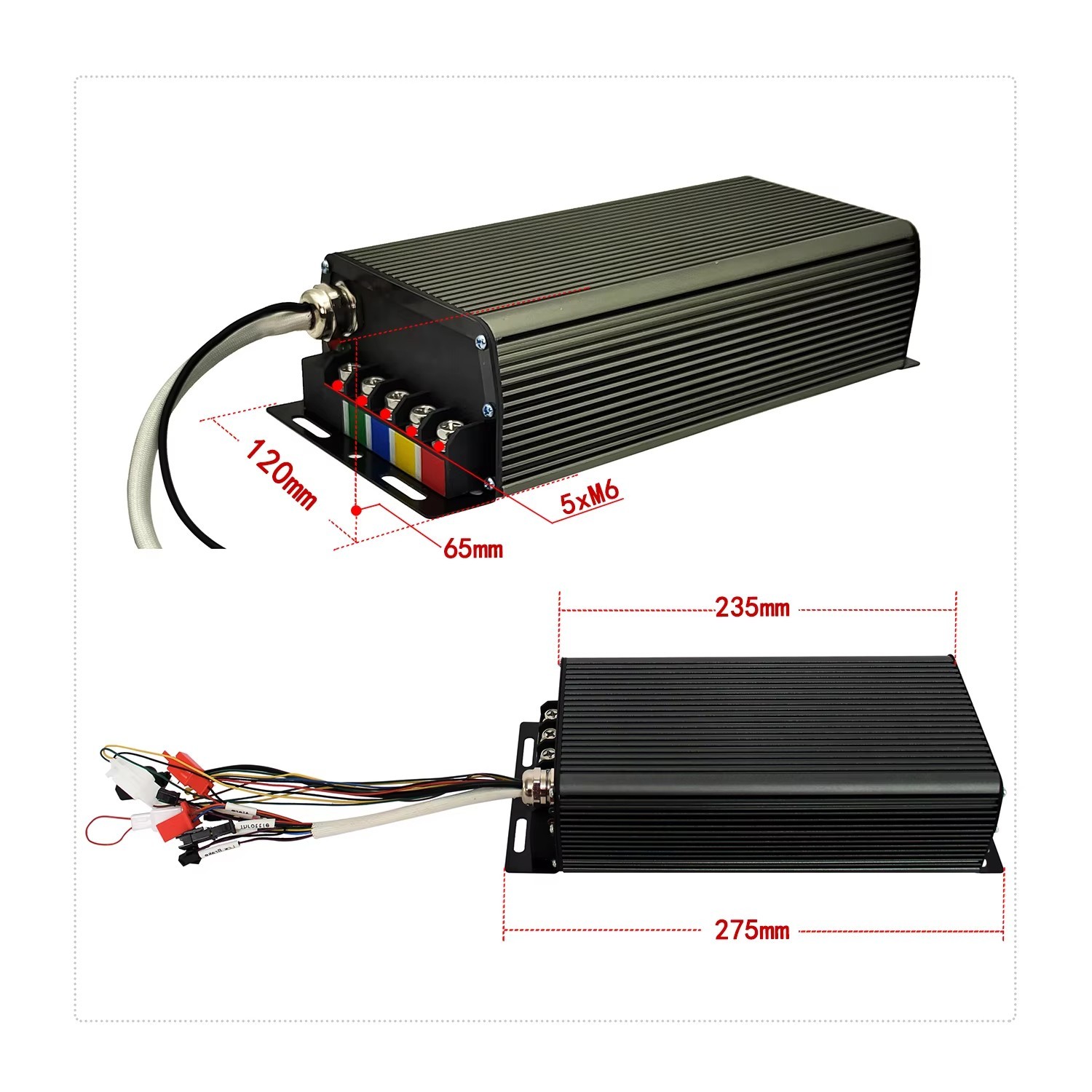 Sabvoton 48V-72V 2500W-4000W 80A eBike Sine Wave Programmable Controller