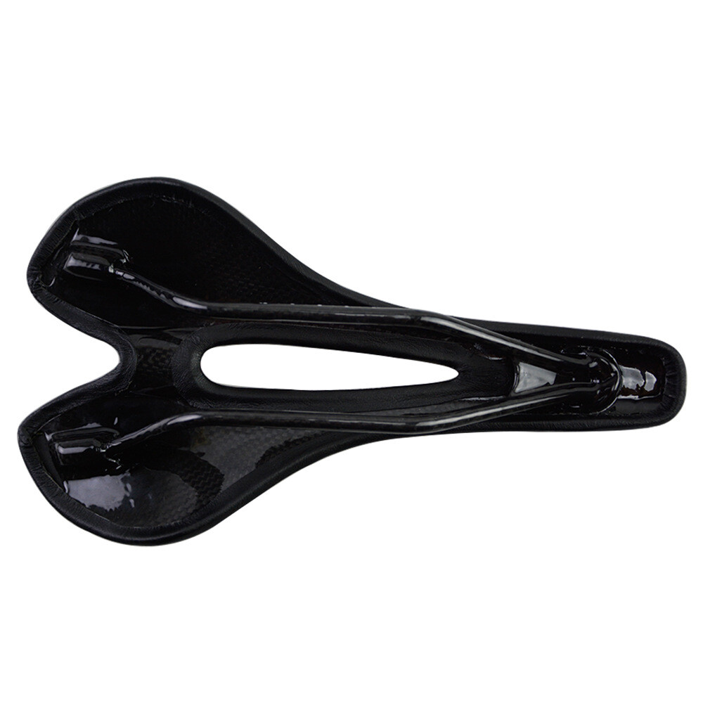 Bicycle Comfort Saddles Carbon EVA Leather Racing MTB Road Bike Seat 270*143mm