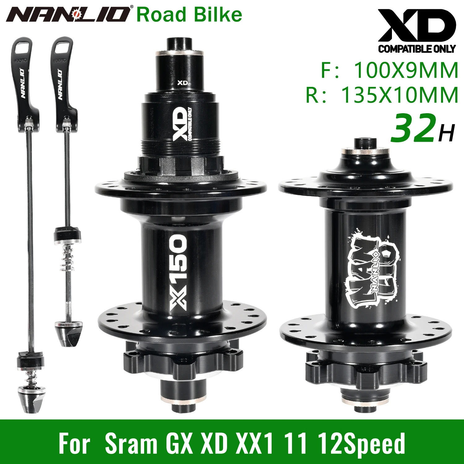 Gravel Riding Front Rear Hubs 28 32 36 Holes HG NX SX MS 11 12 Speed 6 Pawls