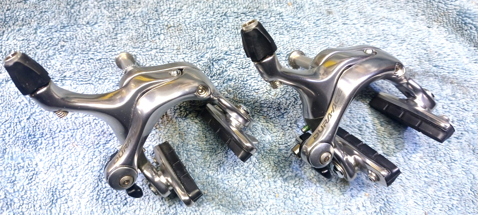 VGC, used, Shimano Dura-Ace BR-7800 Rim Brake Calipers Set, Very Good Condition