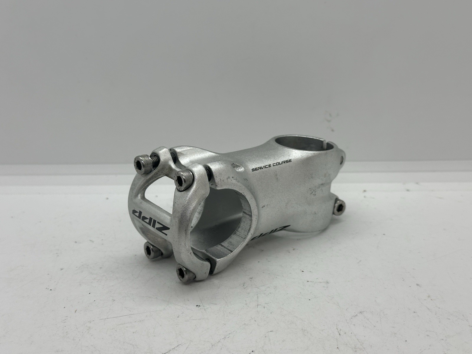 Zipp Service Course Stem Silver 60mm 31.8 Clamp +/-6 Degree Road Gravel