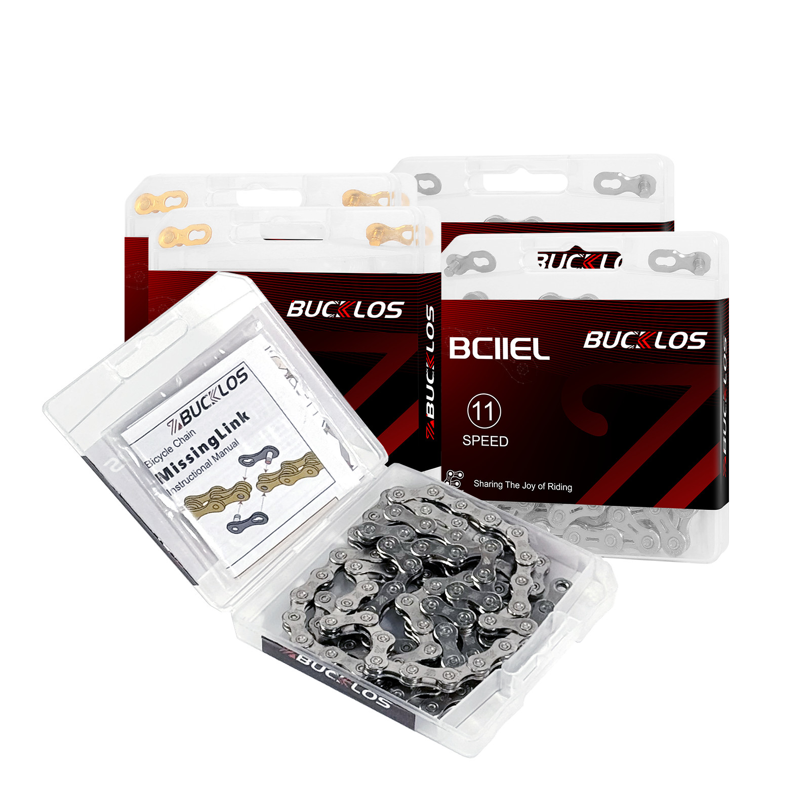 FOR KMC 8/9/10/11/12 Speed L/EL/SL Chain Stretch-Proof Quick 116/126 Links Bike​