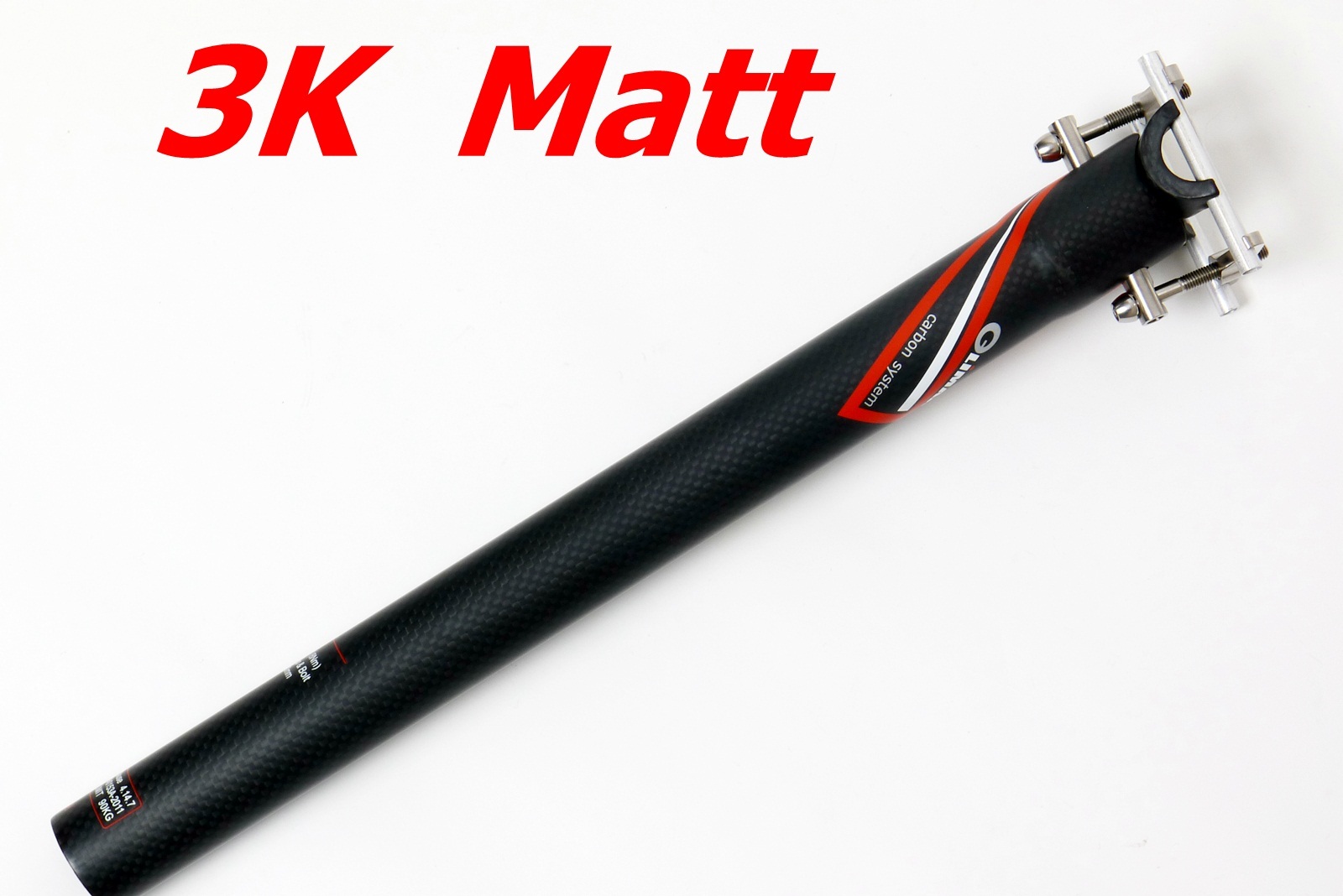 mr-ride 140g,31.6×350 Climax SP02A 3K Matt carbon Seatpost bike Road MTB Black