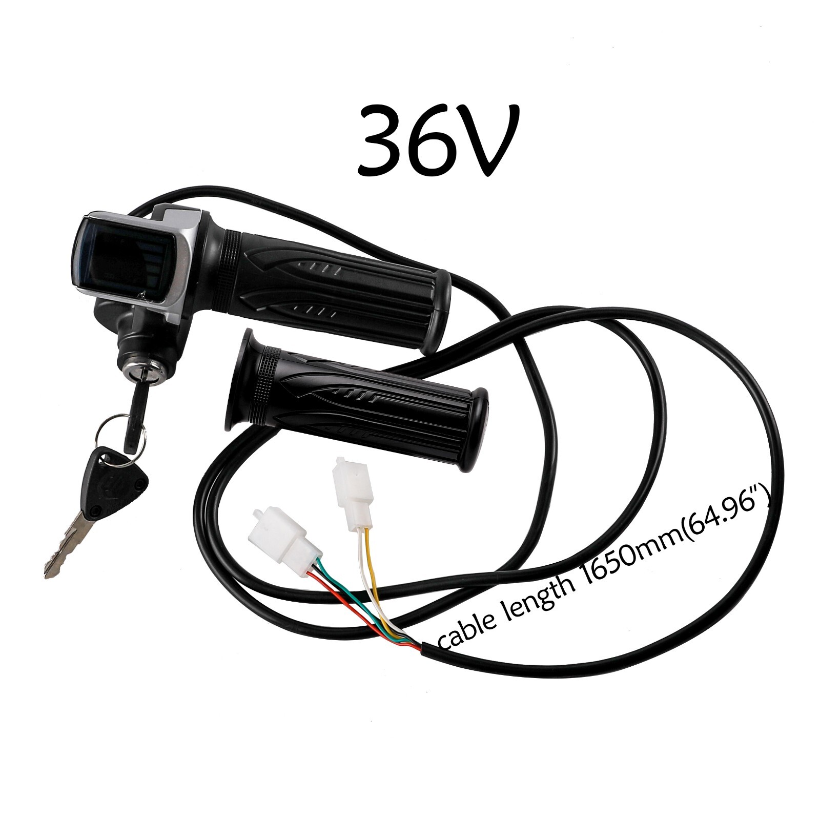 36V Twist Throttle Hand Grips For Electirc Scooter E-bike Bike ATV Quad Bicycle