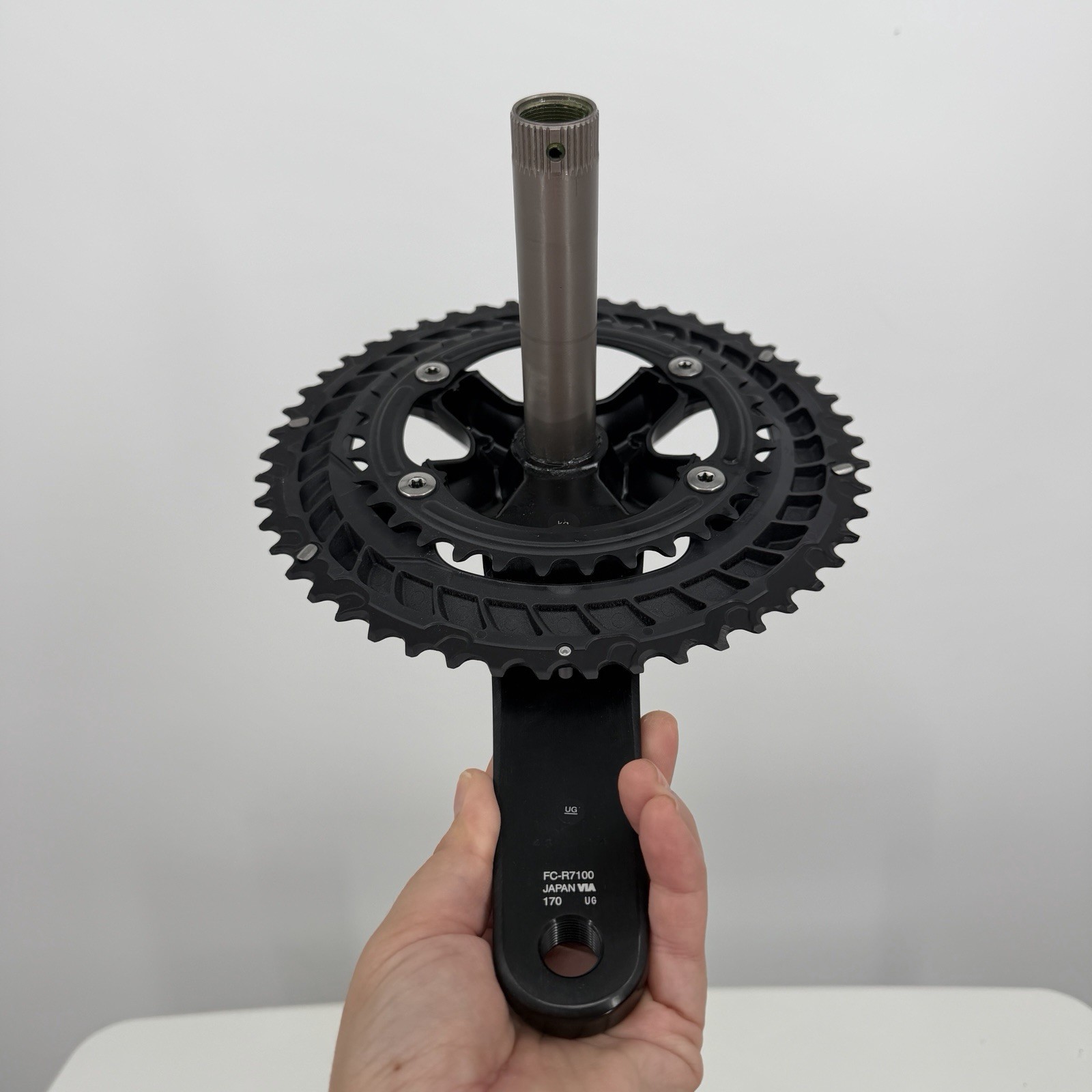 Shimano 105 FC-R7100 12-Speed Crankset 170mm 50-34T Black