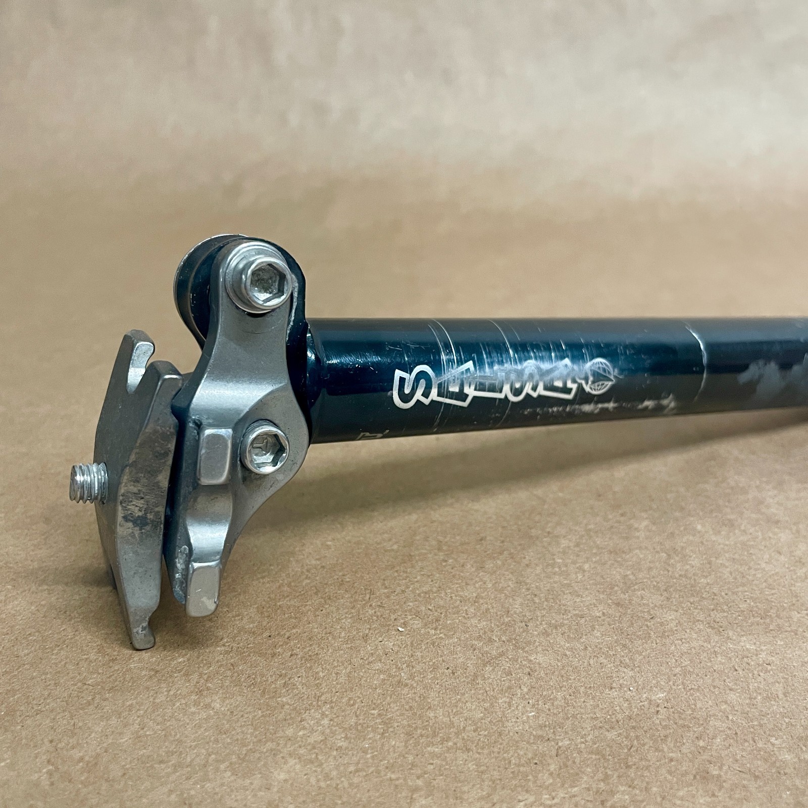 Salsa Shaft Seatpost 27.2mm x 250mm Black Alloy 20mm Setback FOR PARTS