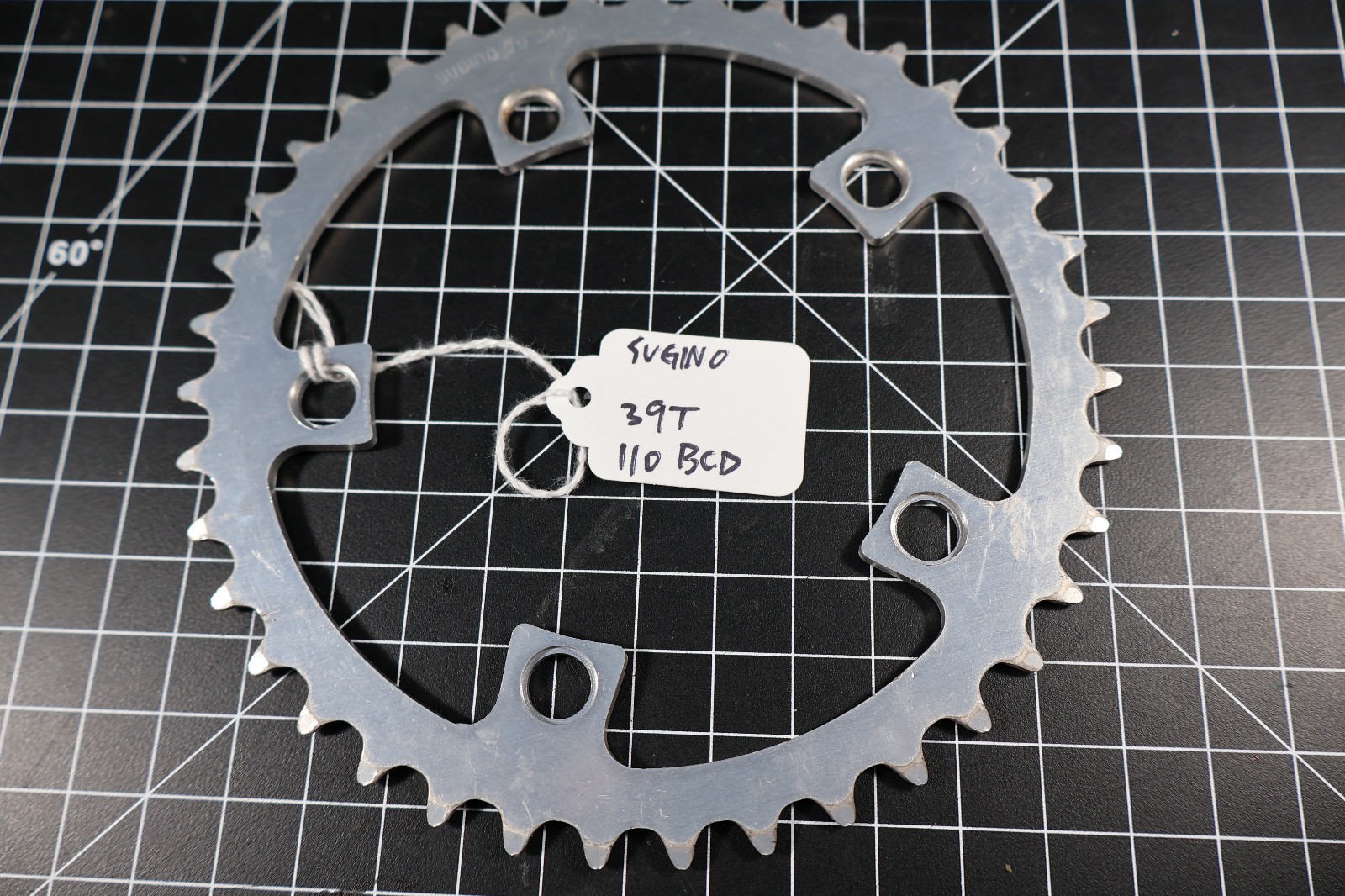 Vintage Sugino 39T 110BCD Chainring Japan BMX Road Bike Single Touring 48g 5 Arm