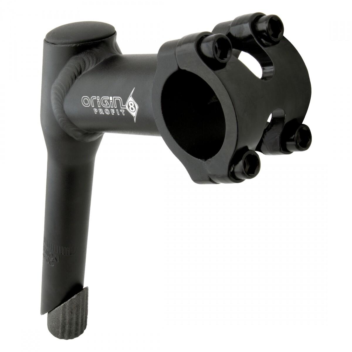 Origin8 Pro Fit Quill Stem Quill Bar Clamp 31.8mm 25 Deg Black Aluminum MTB