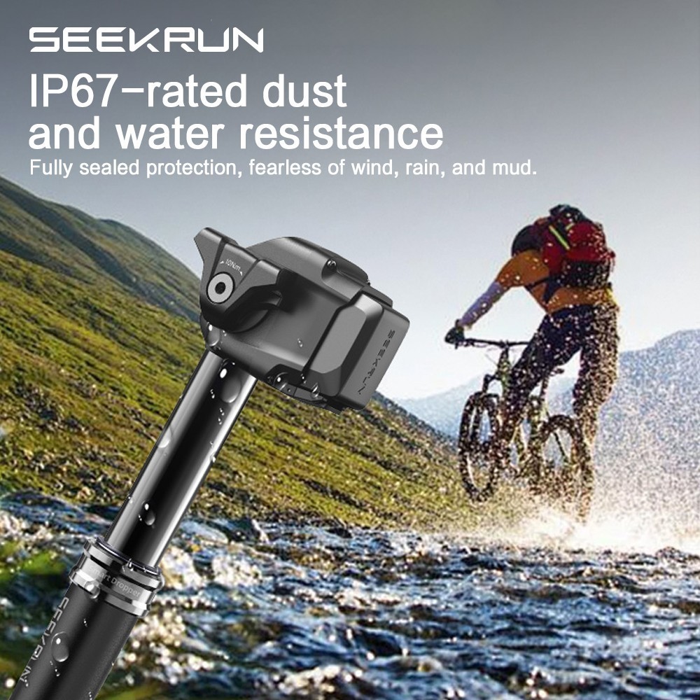 SEEKRUN S7 Bluetooth Dropper Seatpost MTB Seat Post Wireless 100/120/150/175mm