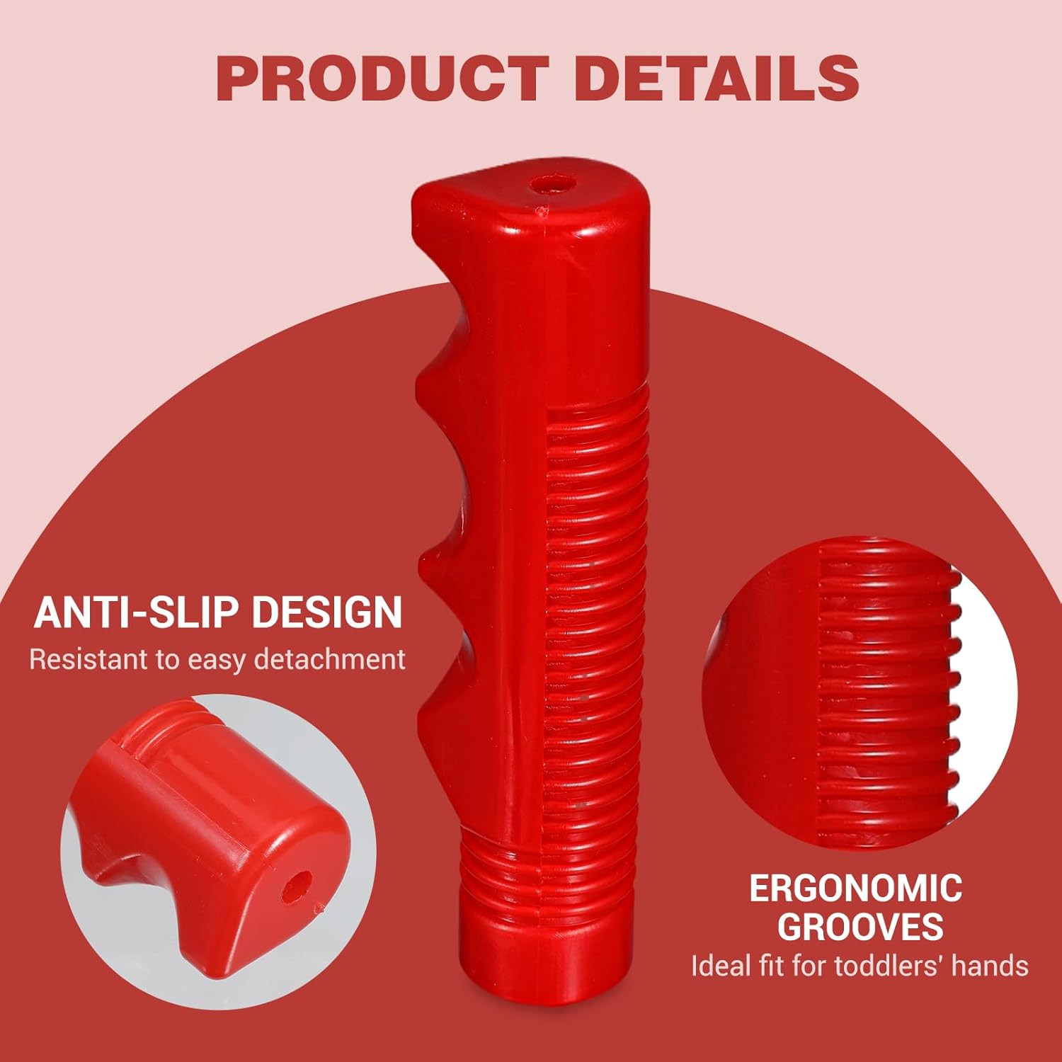 Handlebar Grips Compatible with Tricycle, 3/4 Inch Bicycle Grip, Kids Non-Slip-B