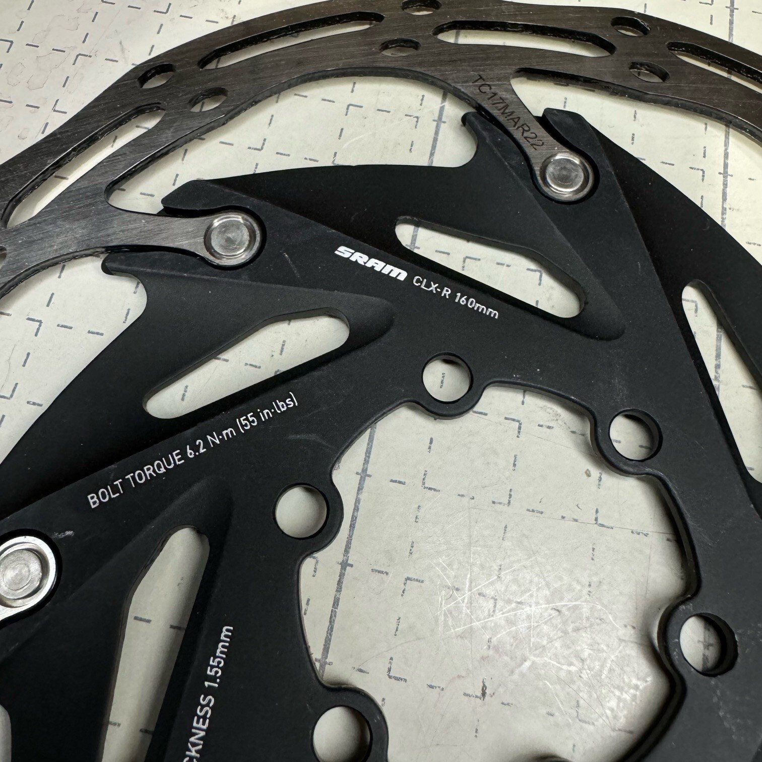 Sram 160mm CENTERLINE XR 6-bolt rotors
