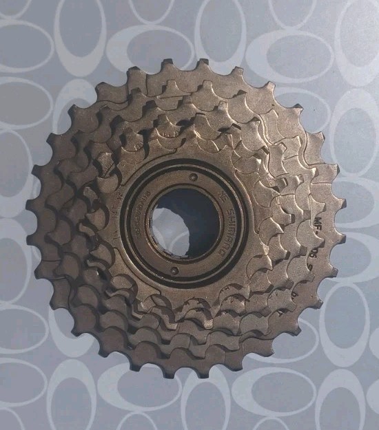 NOS Shimano 6 Speed SIS Freewheel 14-16-18-21-24-28 Brown