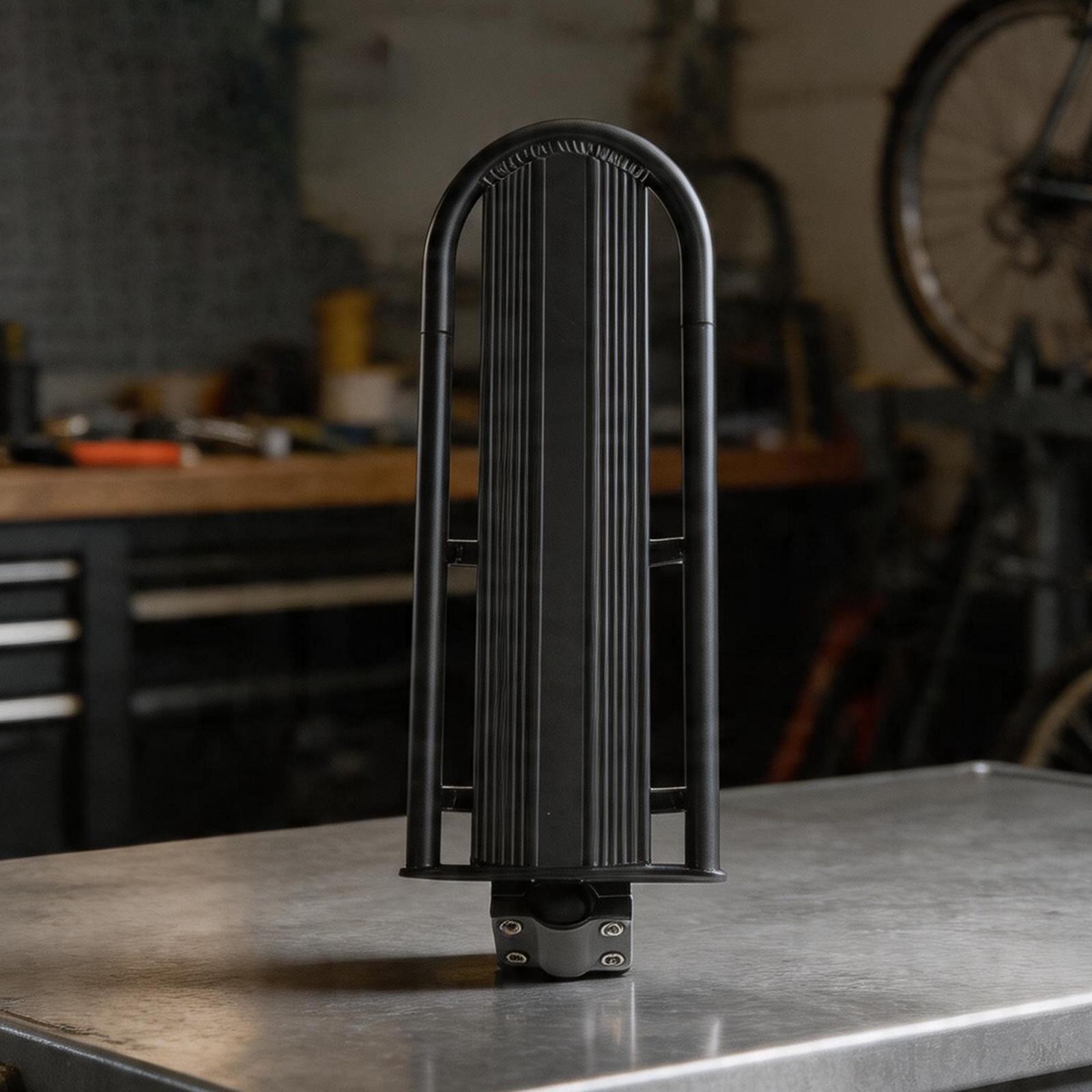 Lightweight Aluminum Rear Bike Pannier Rack with Quick Release Screw Mount