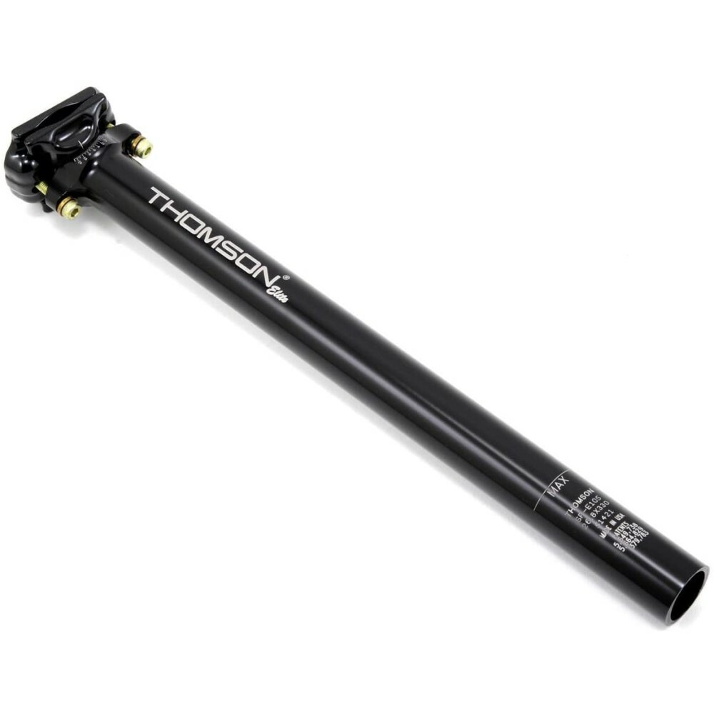 Thomson Elite Seatpost 26.8 x 330mm Black Zero Offset (No Setback)