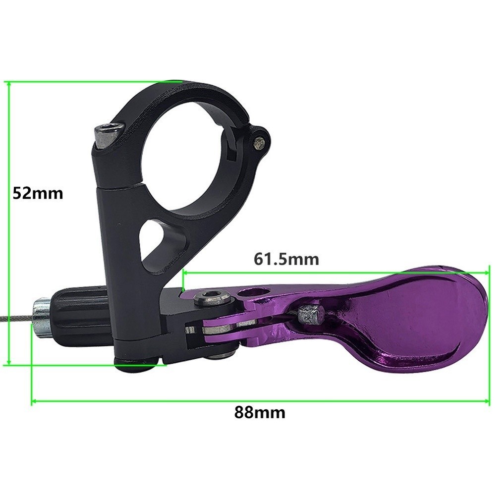 Dropper Seatpost Remote Lever with 1500mm Housing 22.2mm Aluminum Alloy MTB