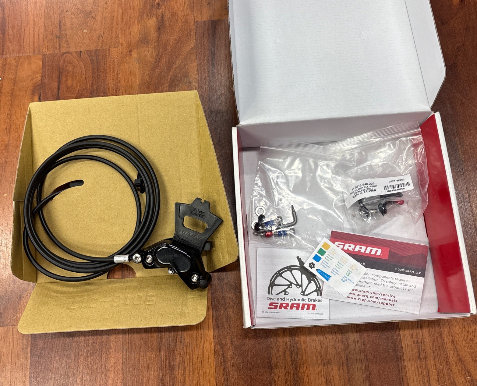SRAM Code RSC Hydraulic Disc Brake Rear 1800mm Hose Black New Open Box