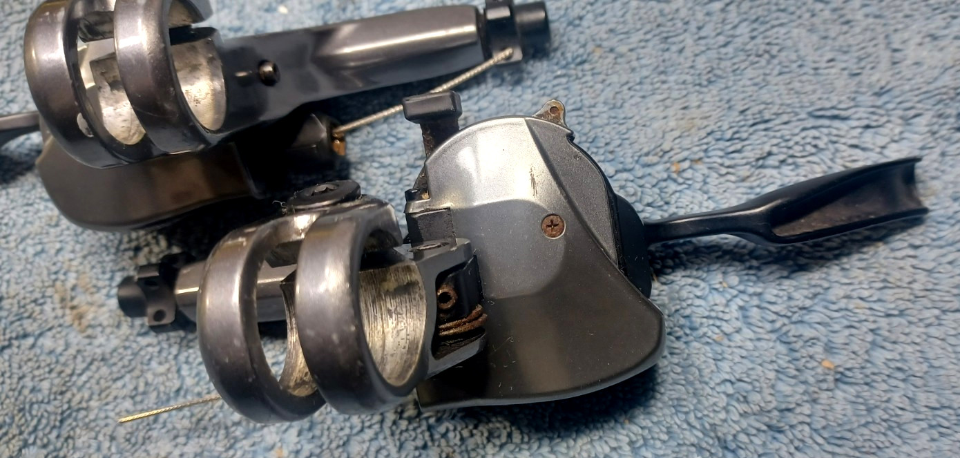 used, Shimano XTR ST-M960 Integrated 3×9, Bicycle trigger shifters/brake levers