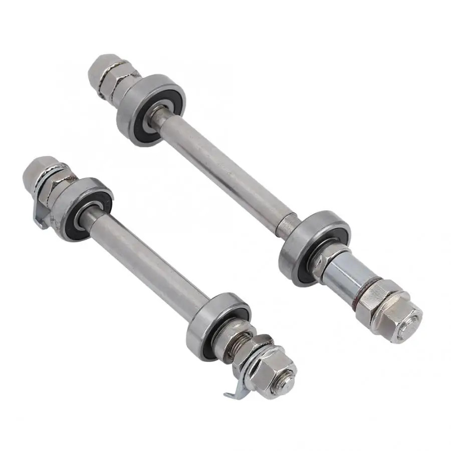 Bike Wheel Hub Axle 6000 Bearing Front Rear 14CM 18CM Repair Tool Shaft