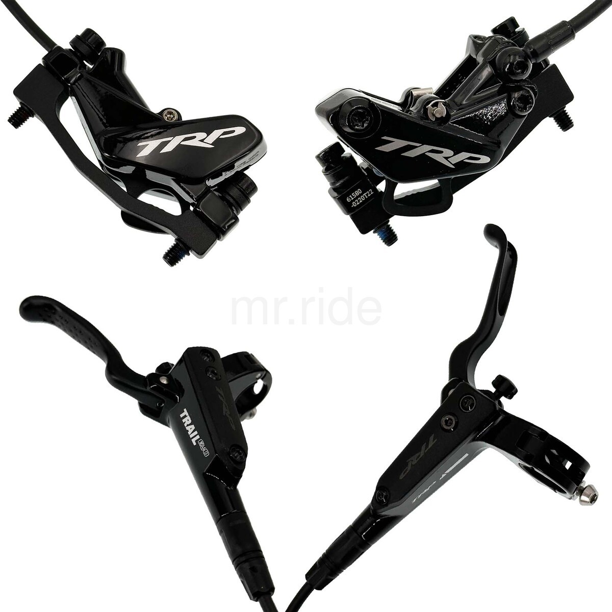 4Piston TRP Trail EVO Downhill Disc Brake Set Front&Rear 900/1500mm +180mm Rotor
