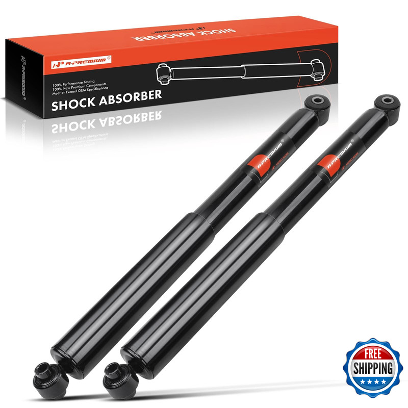 A-Premium Rear Pair 2 Shock Absorber Assembly Compatible Jeep Grand Cherokee