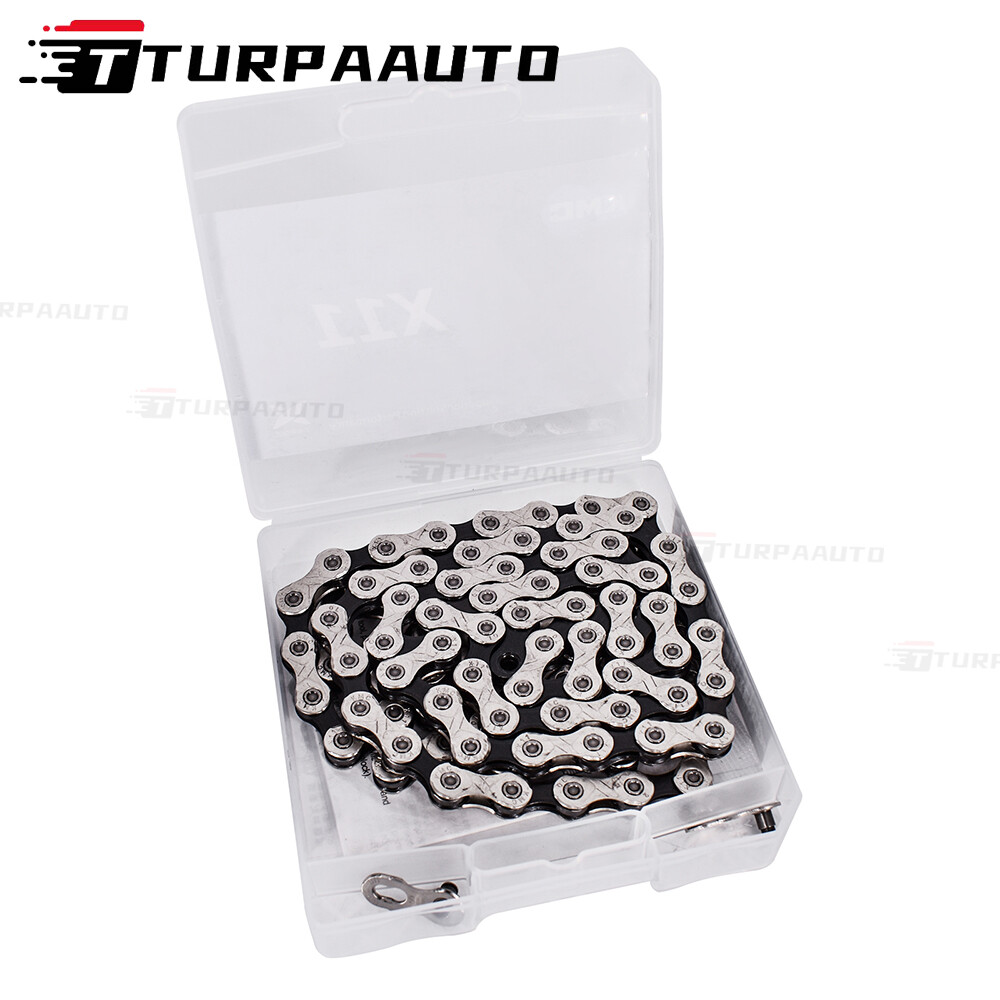 KMC X11 11-Speed 118L Bike Chain Gray Stretch-Proof fits Campy SRAM Shimano