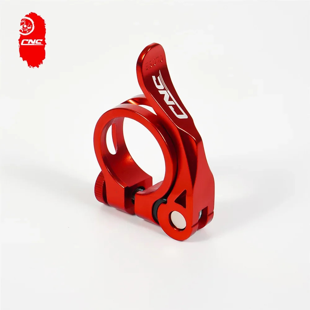 Seat Post Clamp Quick Release Aluminum MTB Road Bike 31.8/34.9MM