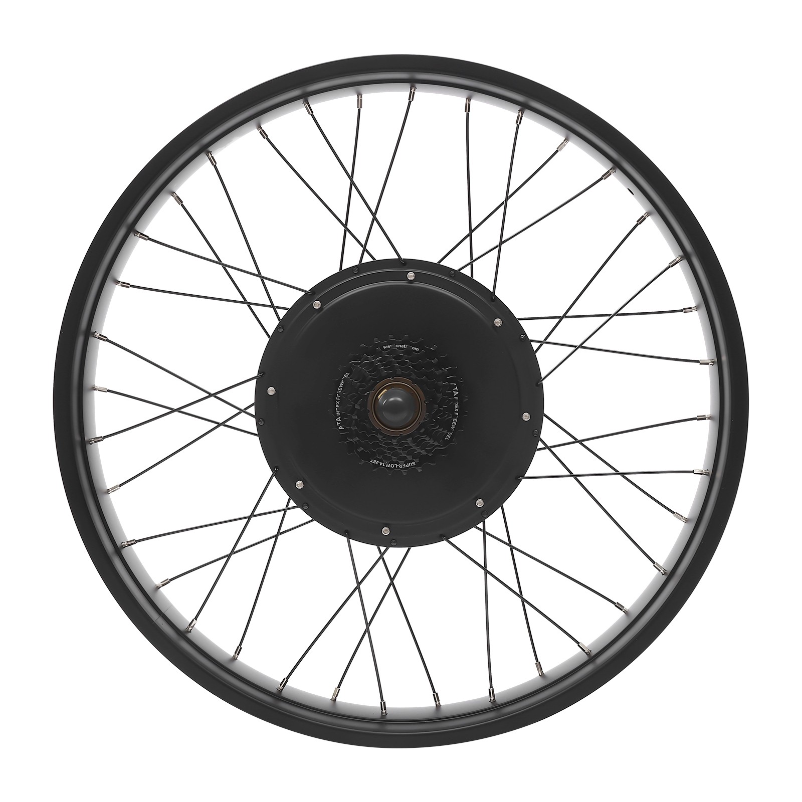 26″ Electric Bicycle Conversion Kit Fat Tire E-Bike Rear Hub Motor LCD 48V 1000W