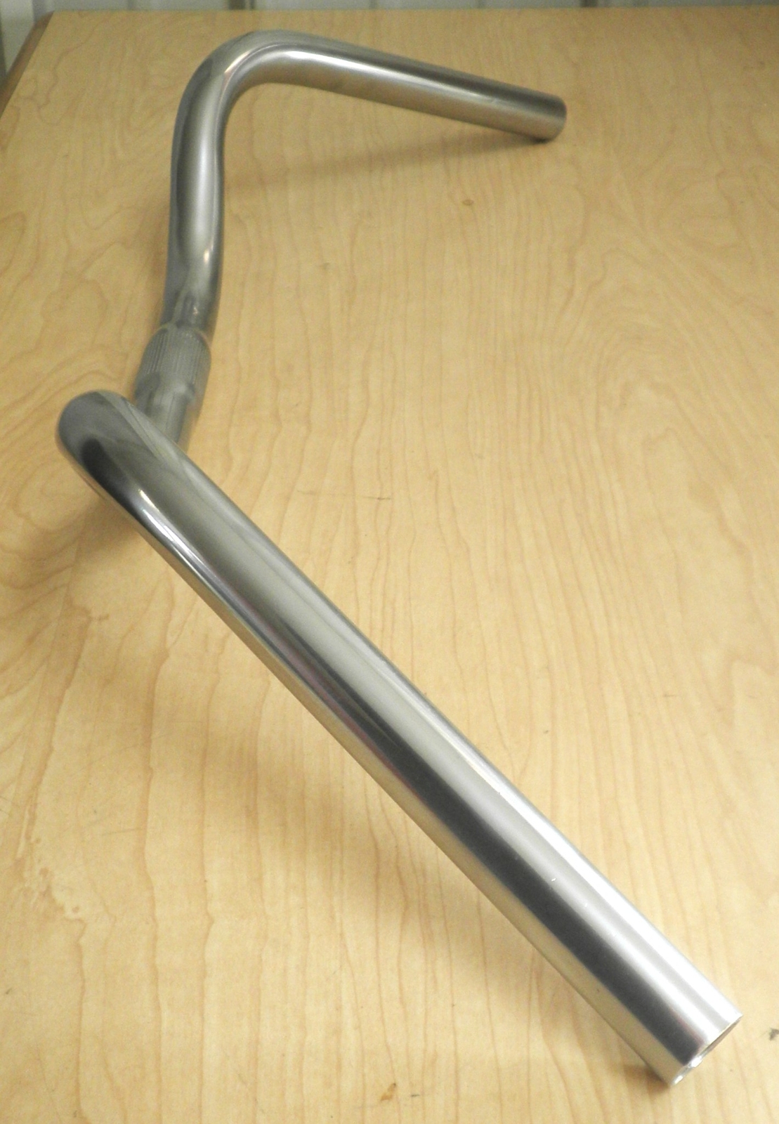 SILVER STEEL 610mm UPRIGHT HANDLEBAR BICYCLE BIKE PARTS 521