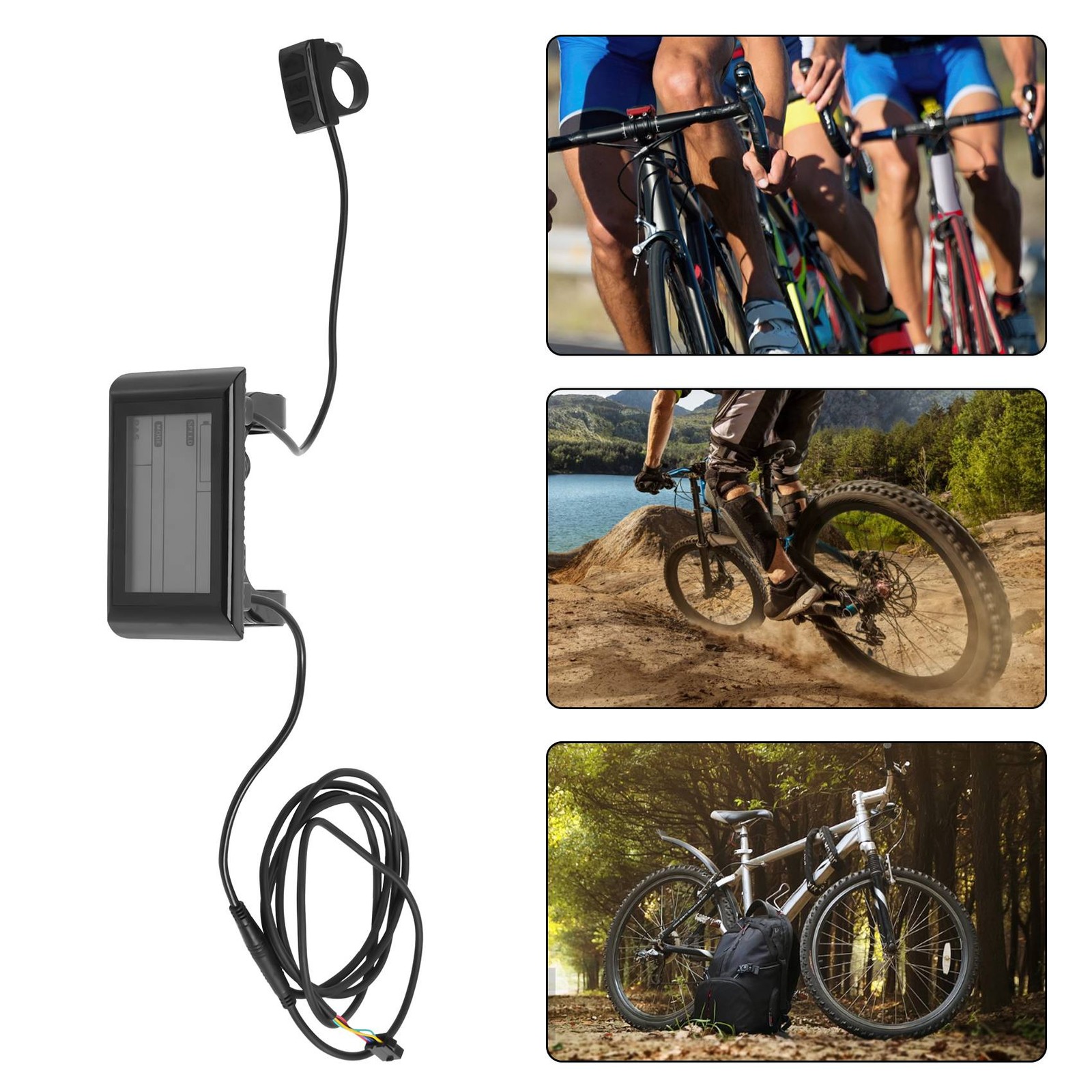 SW900 Ebike LCD Display 36V E-Bike LCD Meter Panel Display for Electric3267