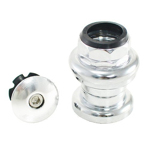 FSA TH-1150W 1″ Inch Threaded Traditional Chrome Headset 26.4mm , Silver